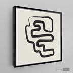 Cuadro Minimalista Line Art