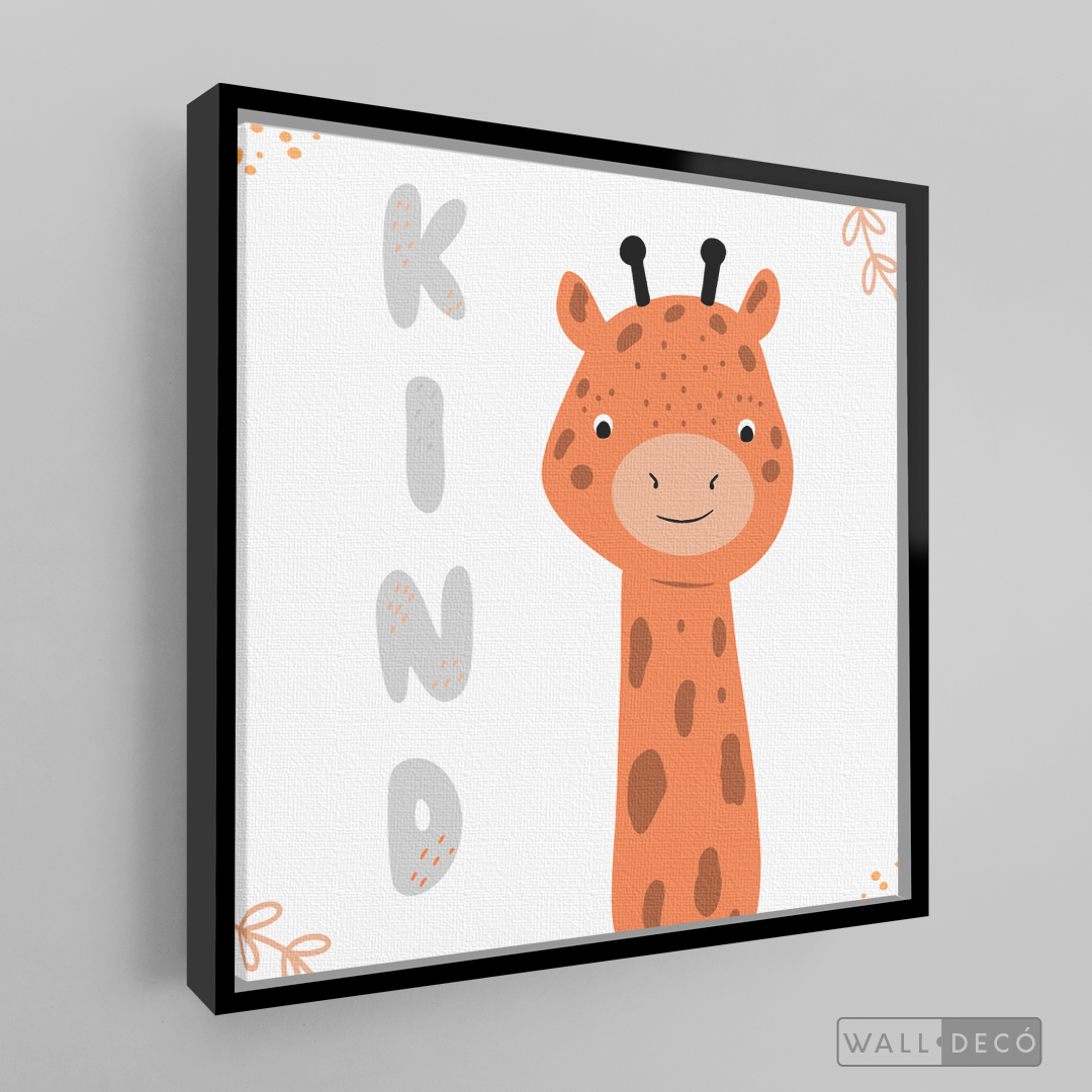 Cuadro Infantil Jirafa Kind