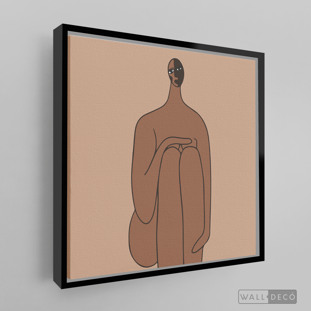 Cuadro Minimalista Figura Humana Tres