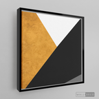 Cuadro Abstracto Prisma Triangular