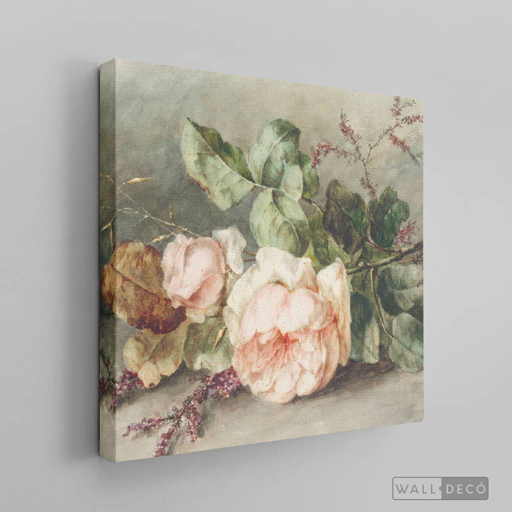 Cuadro Arte Vintage Rose