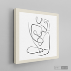 Cuadro Minimalista Figura Humana