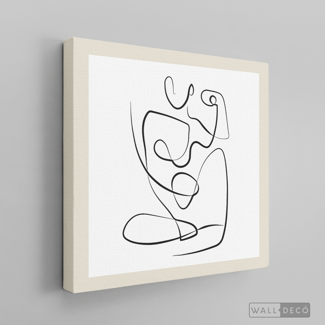 Cuadro Minimalista Figura Humana