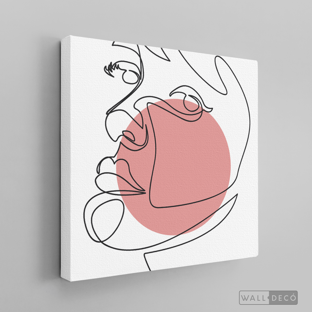 Cuadro Face Lines Eva