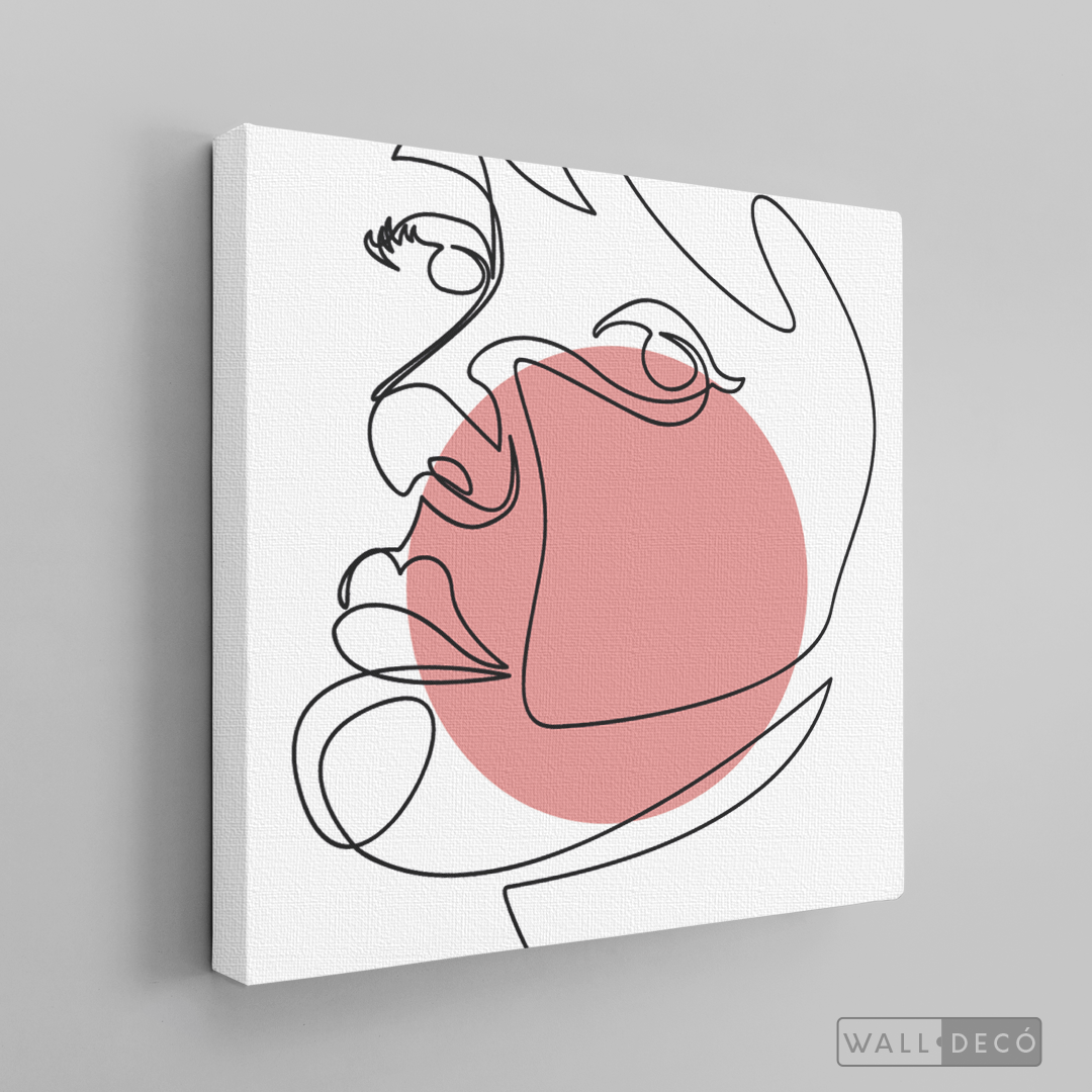 Cuadro Face Lines Eva