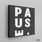 Cuadro Minimalista Pause
