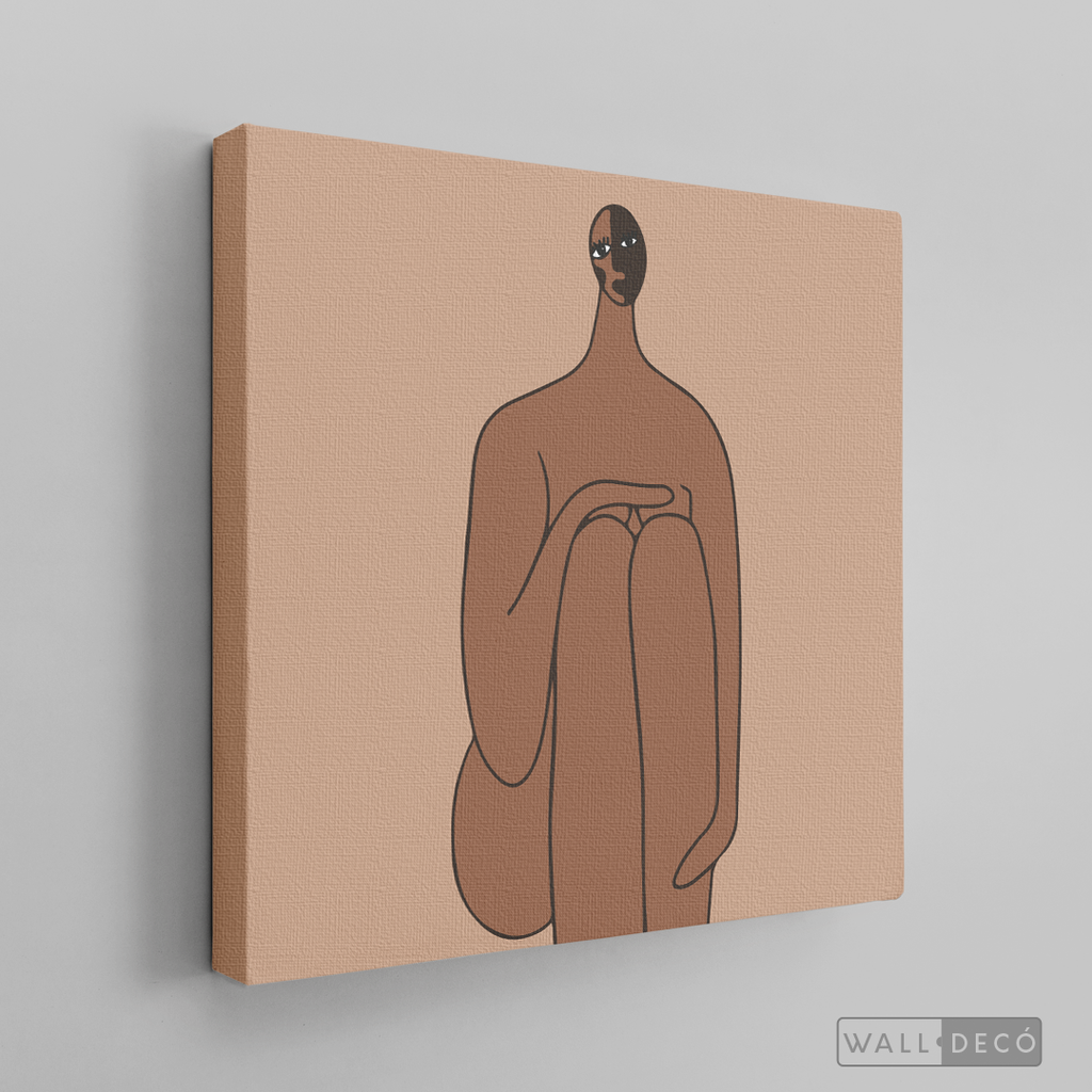 Cuadro Minimalista Figura Humana Tres
