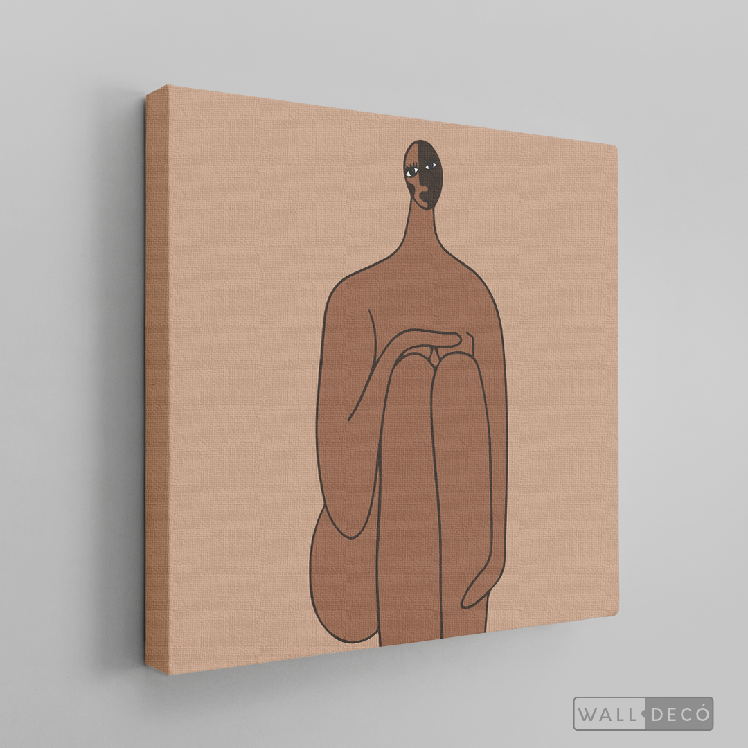 Cuadro Minimalista Figura Humana Tres