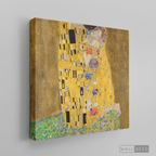 Cuadro Arte El Beso, Gustav Klimt (cuadrado)