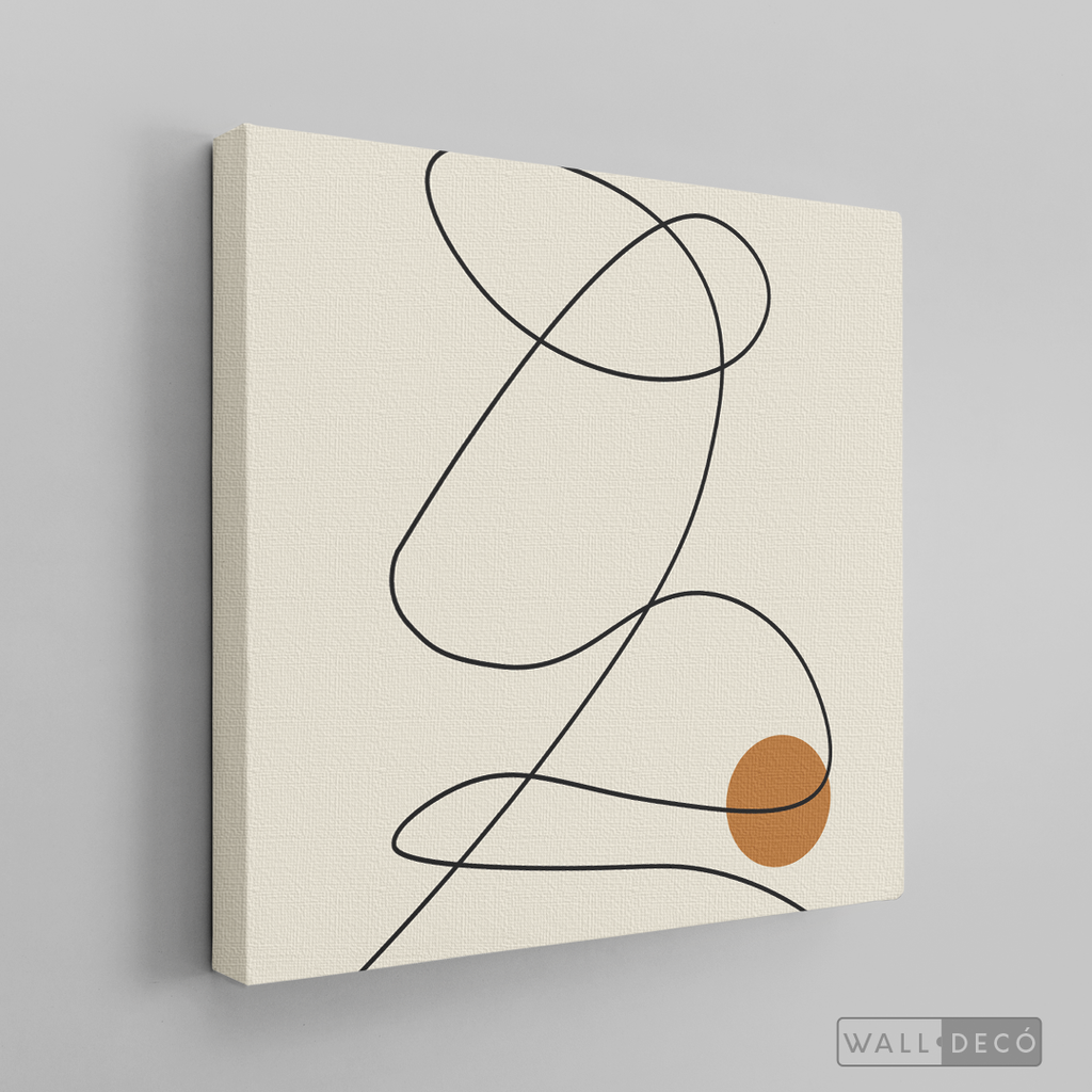 Cuadro Minimalista Knot Café