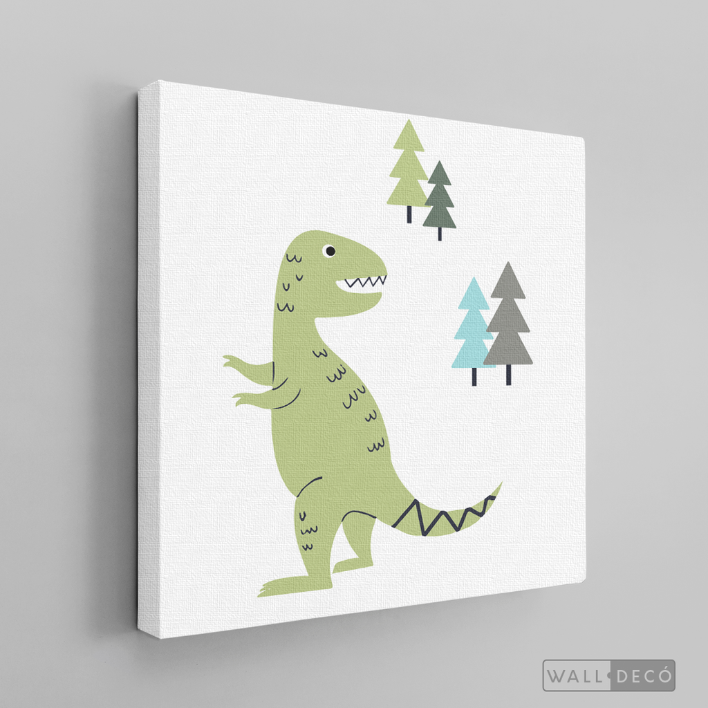 Cuadro Infantil Dinosaurio