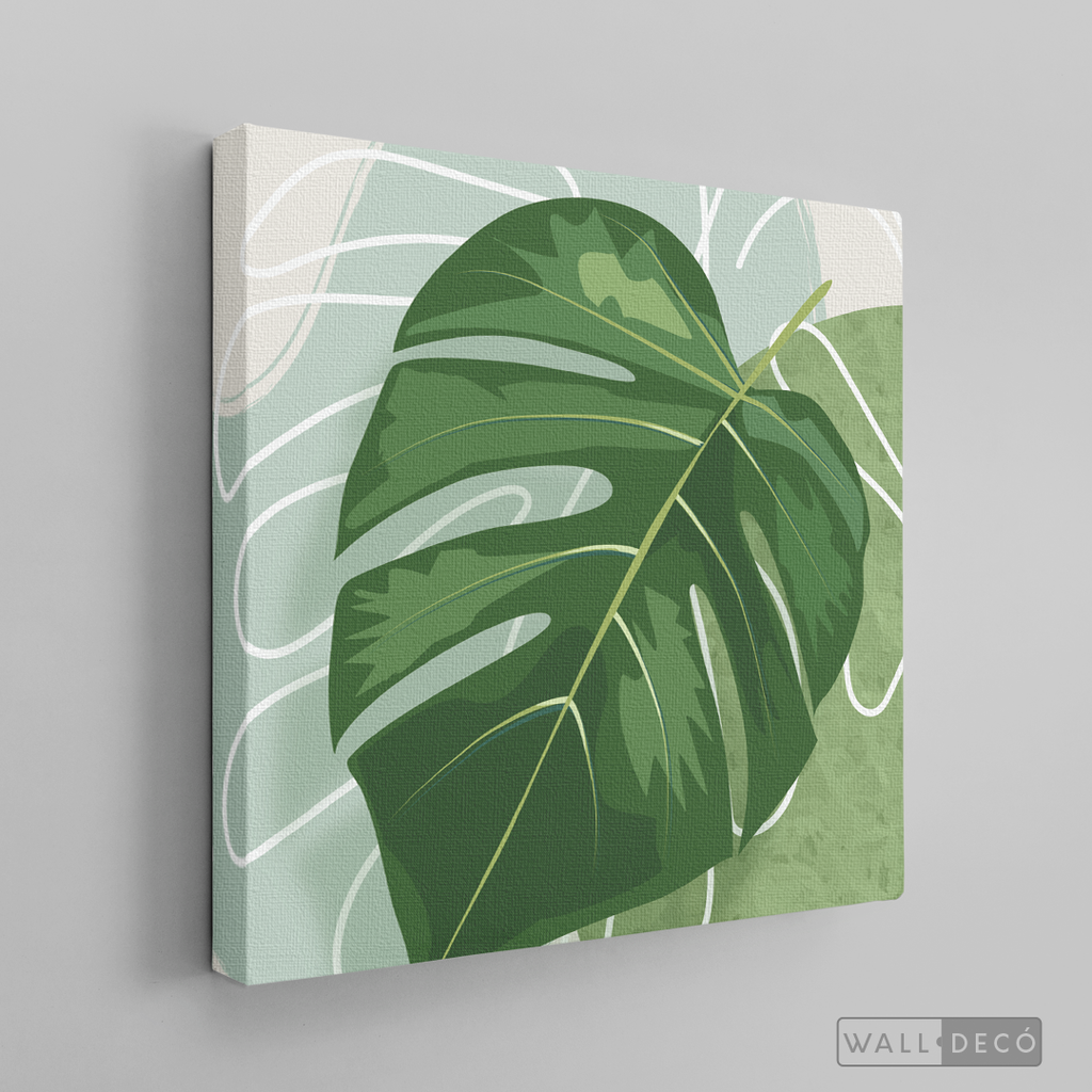 Cuadro Botánico Monstera Tropical