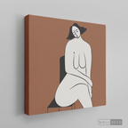 Cuadro Minimalista Figura Humana Dos