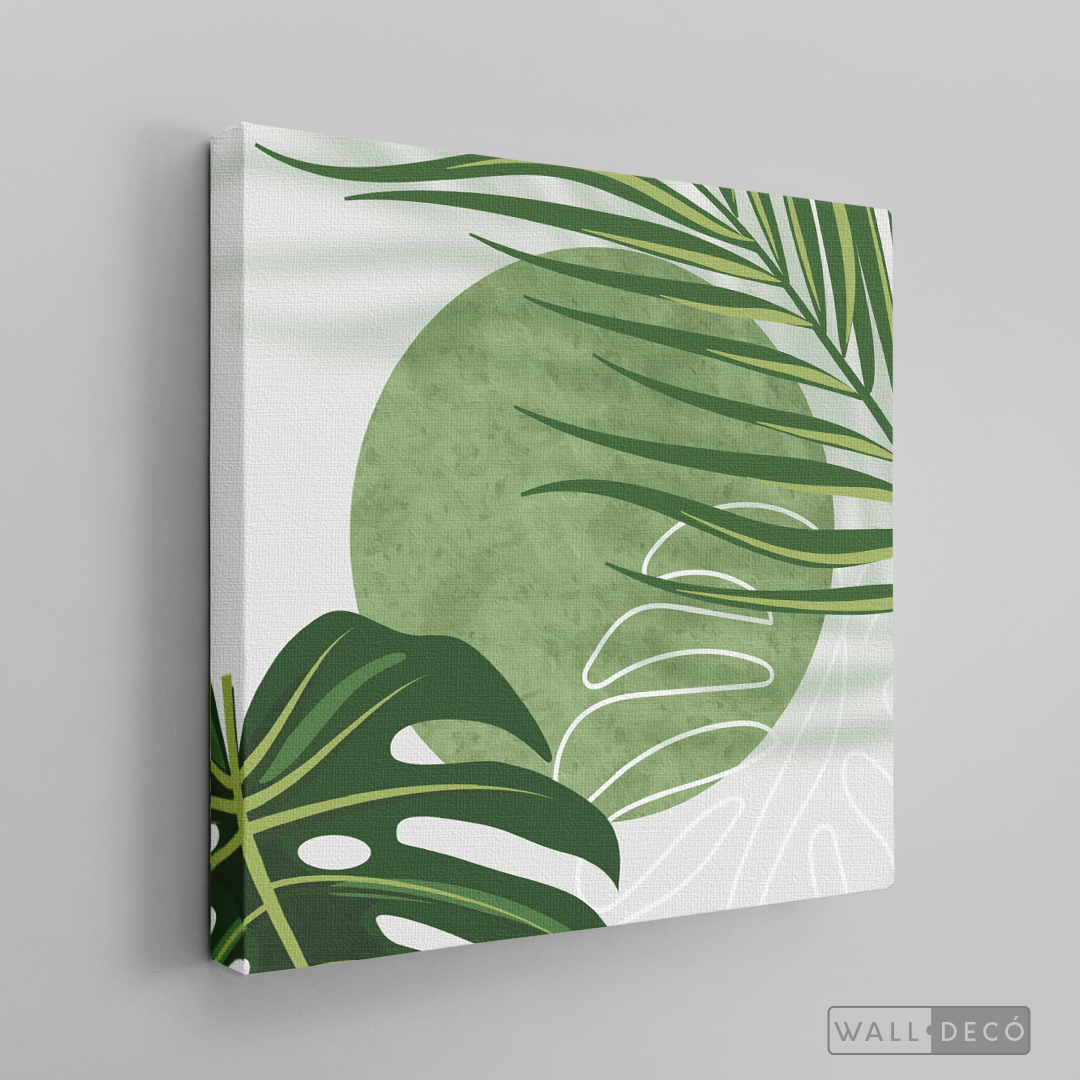 Cuadro Botánico Monstera Palma