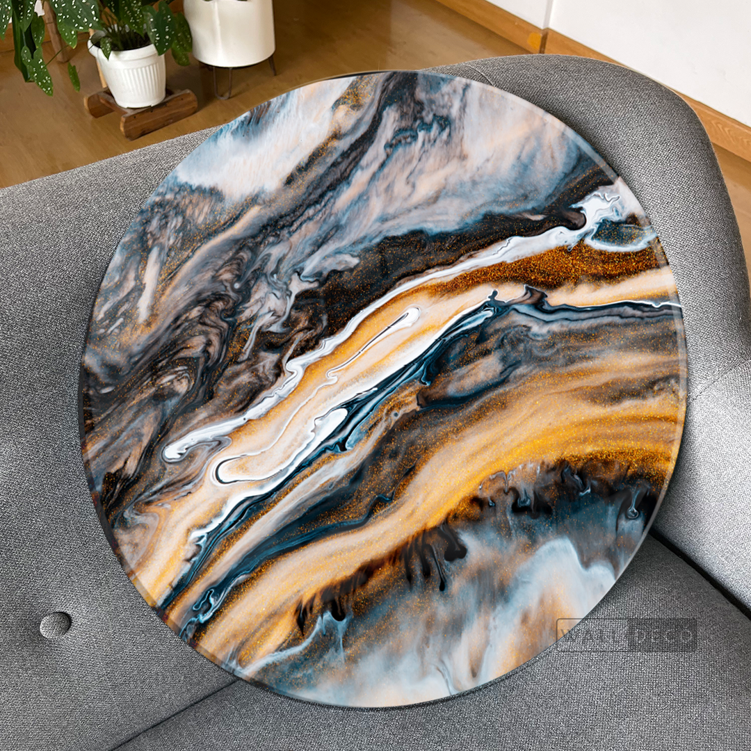Cuadro Circular Fluido Galaxy