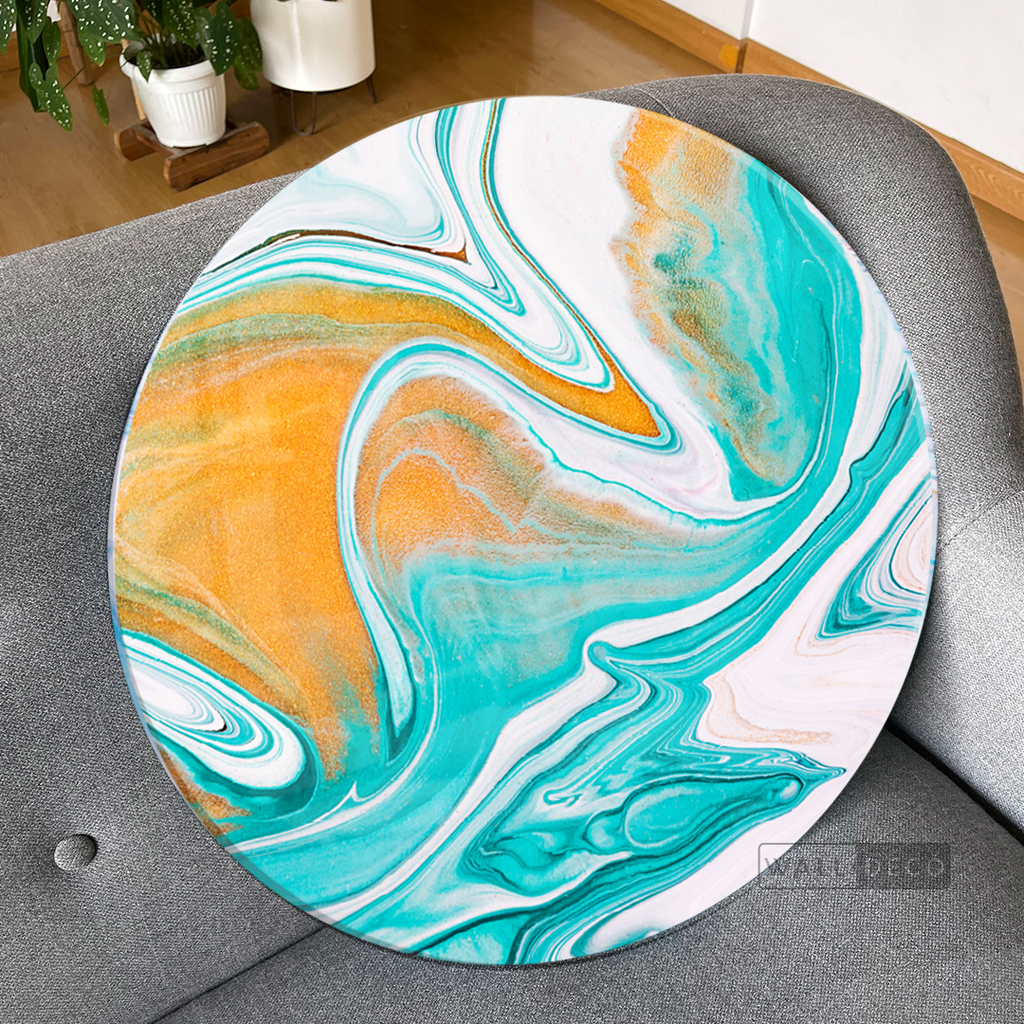 Cuadro Circular Fluido Carrot