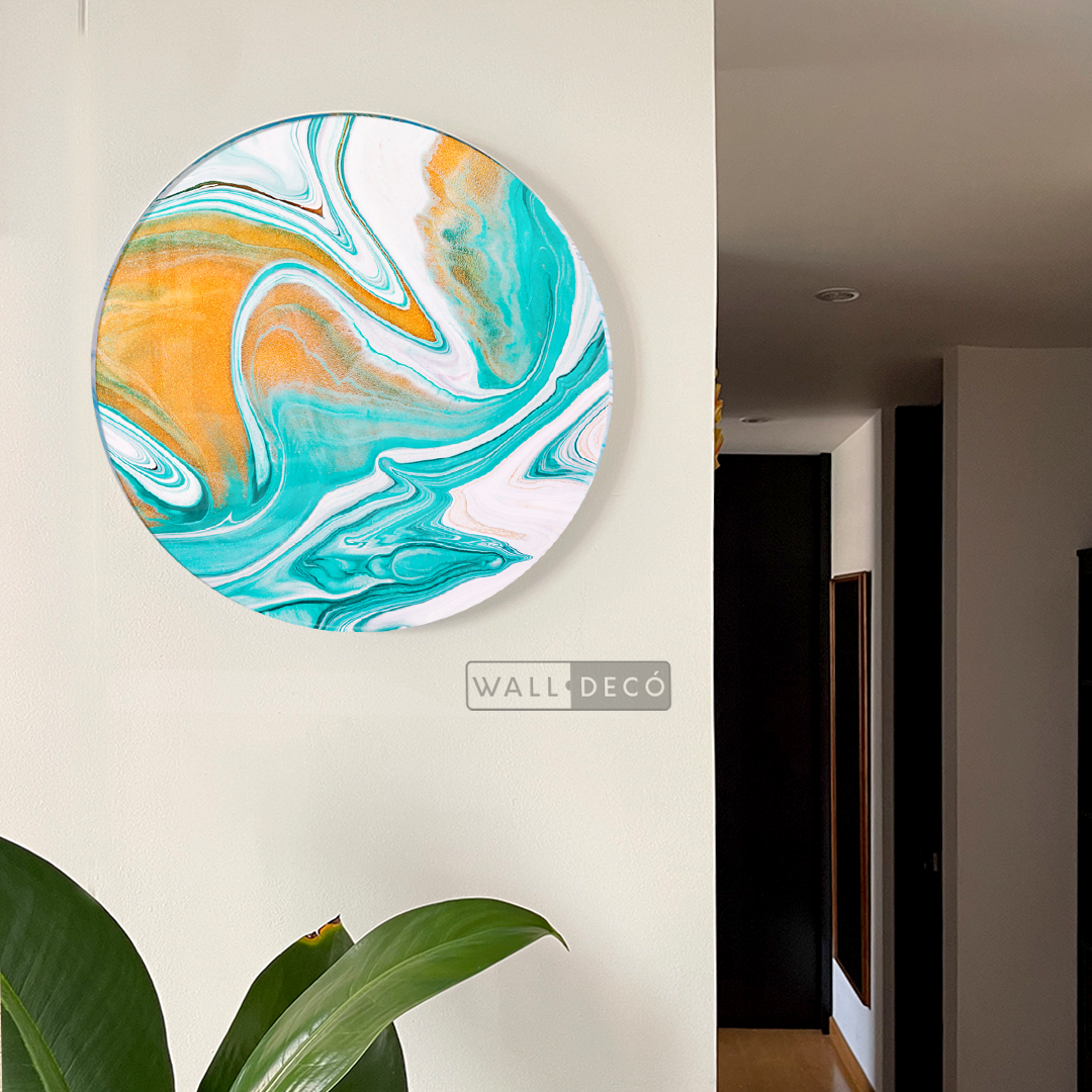 Cuadro Circular Fluido Carrot