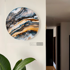 Cuadro Circular Fluido Galaxy