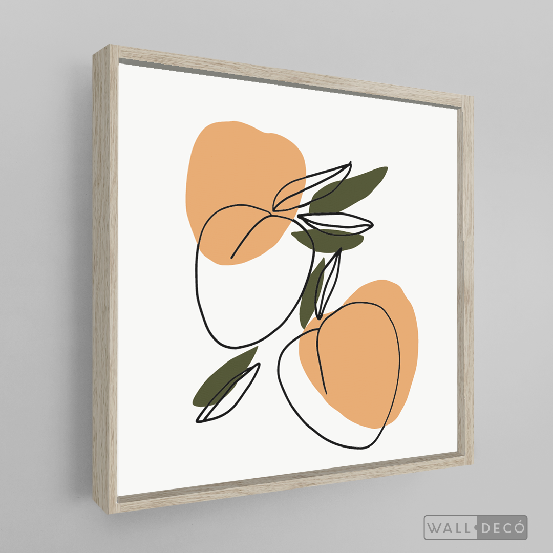Cuadro Minimalista Durazno
