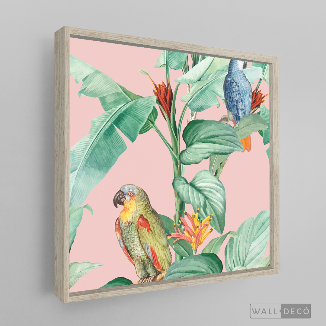 Cuadro Aves Loro Real