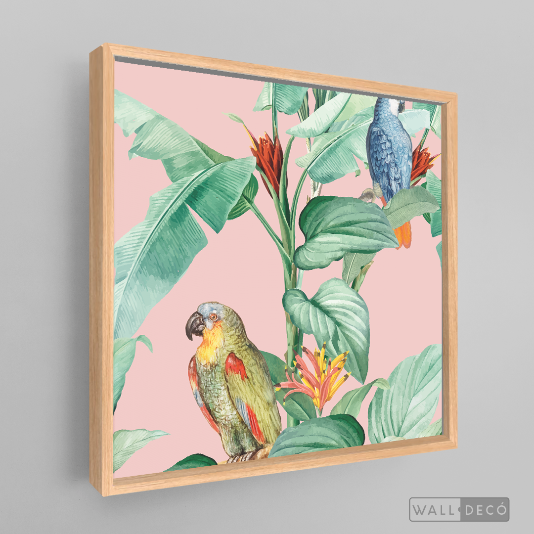 Cuadro Aves Loro Real