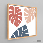 Cuadro Boho Monstera color