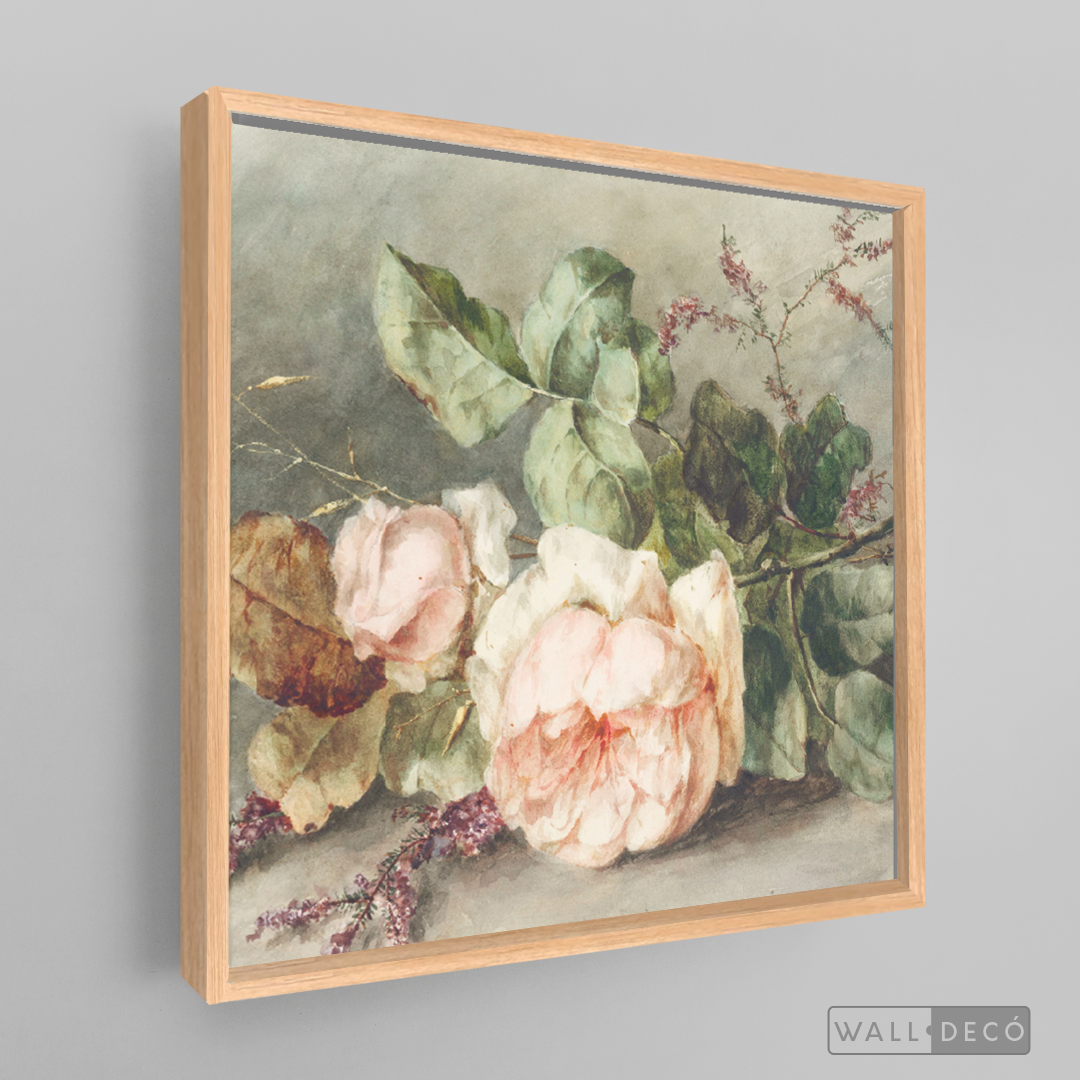 Cuadro Arte Vintage Rose
