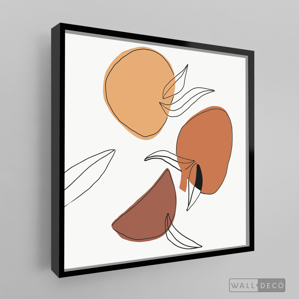 Cuadro Minimalista Cerezas