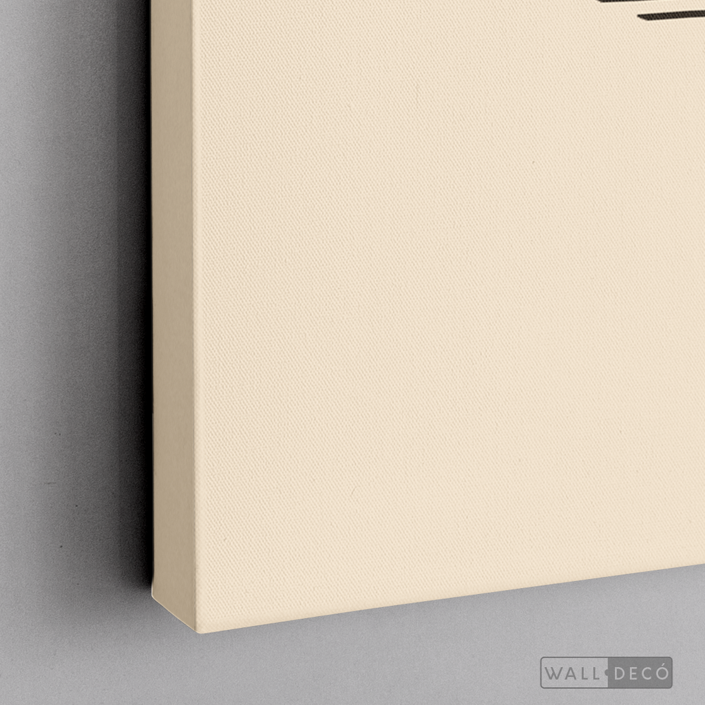 Cuadro Abstracto Minimal Sunset Yellow