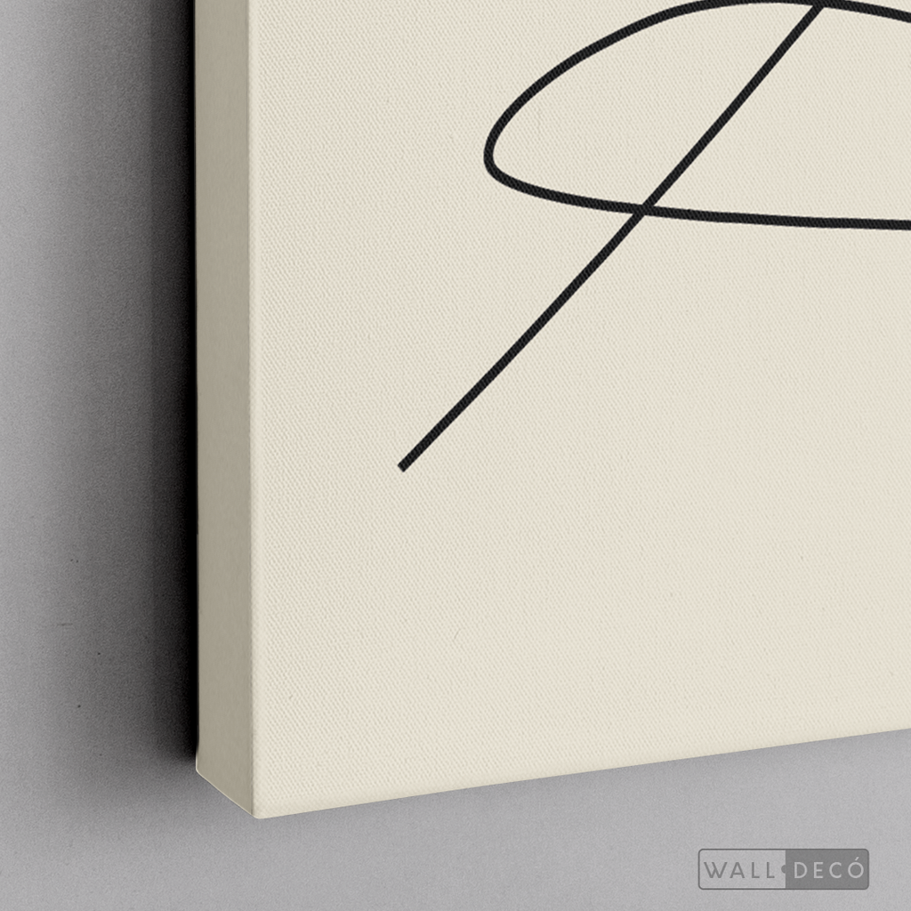 Cuadro Minimalista Knot Café