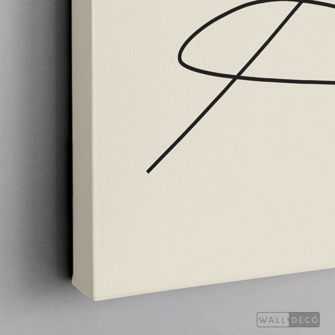 Cuadro Minimalista Knot Café