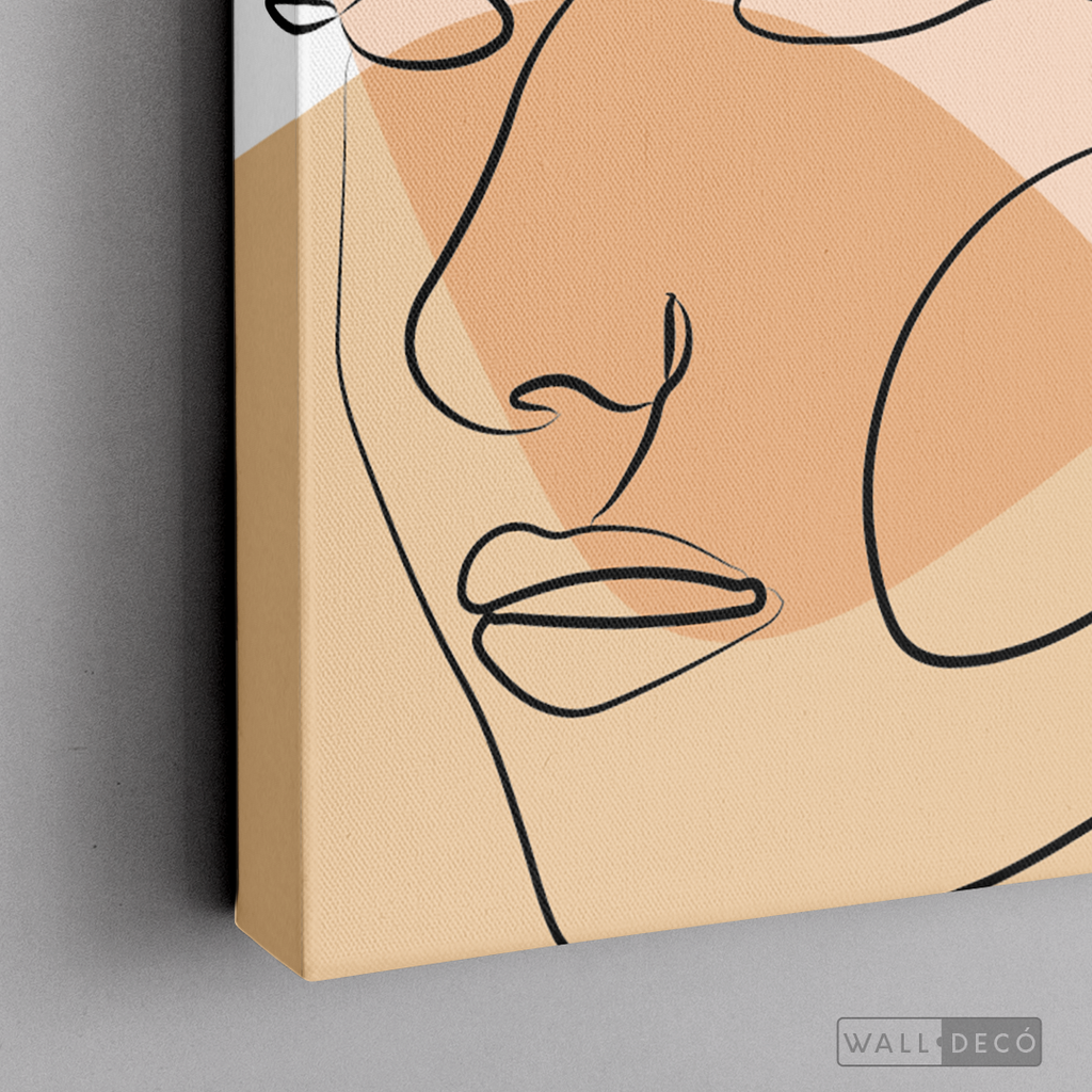 Cuadro Face Line Mujeres