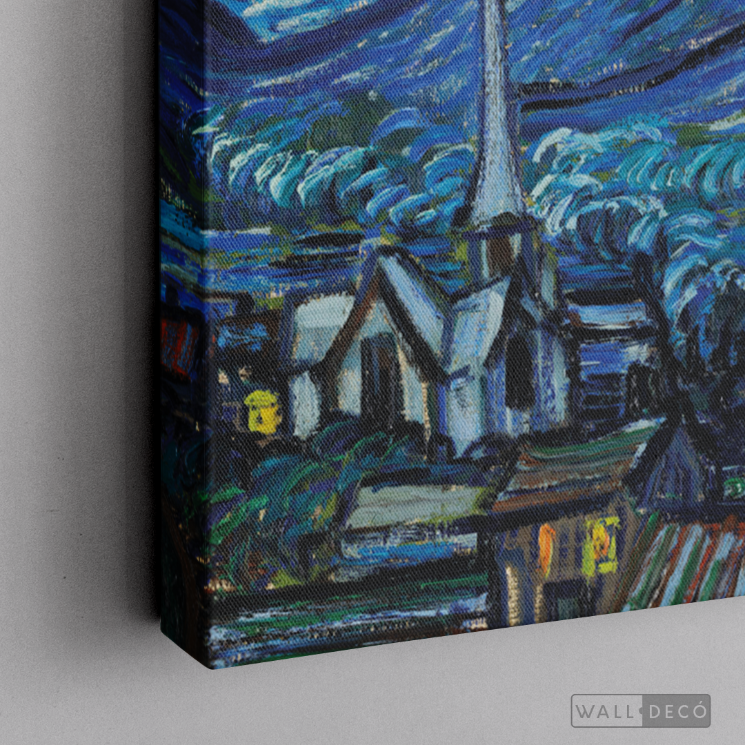 Cuadro Arte Noche estrellada Van Gogh (B)