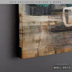 Arte Pintado a Mano Utopia Horizontal