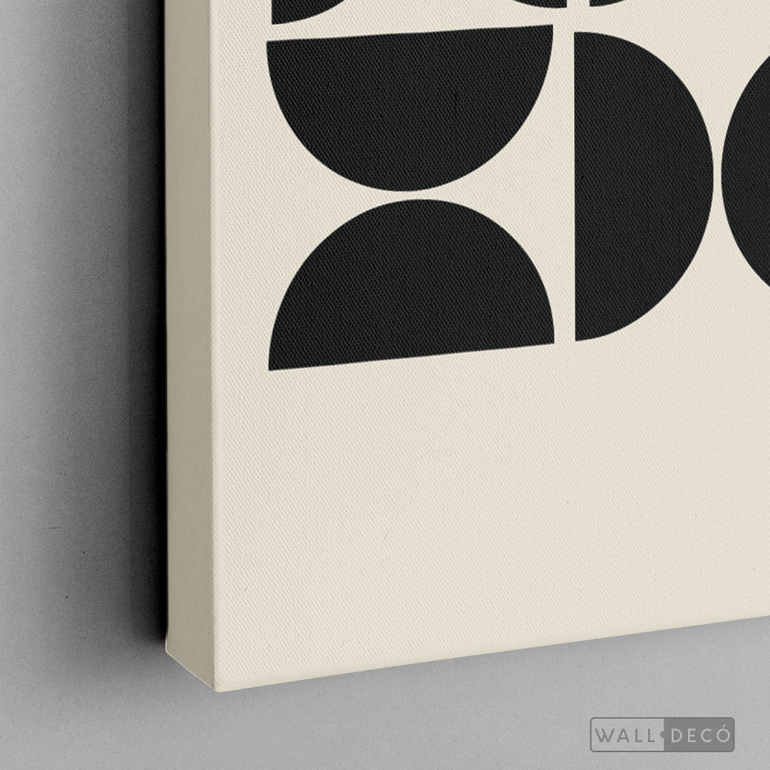 Cuadro Minimalista Geométrico Café