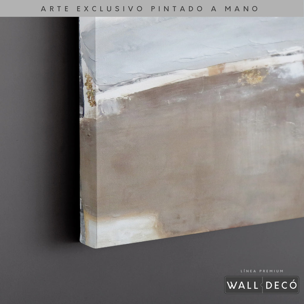 Arte Pintado a Mano Naturaleza Estructural Horizontal