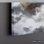 Arte Pintado a Mano Recuerdo Ancestral Horizontal