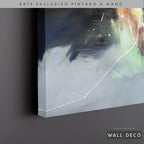 Arte Pintado a Mano Pensamiento Musical Horizontal