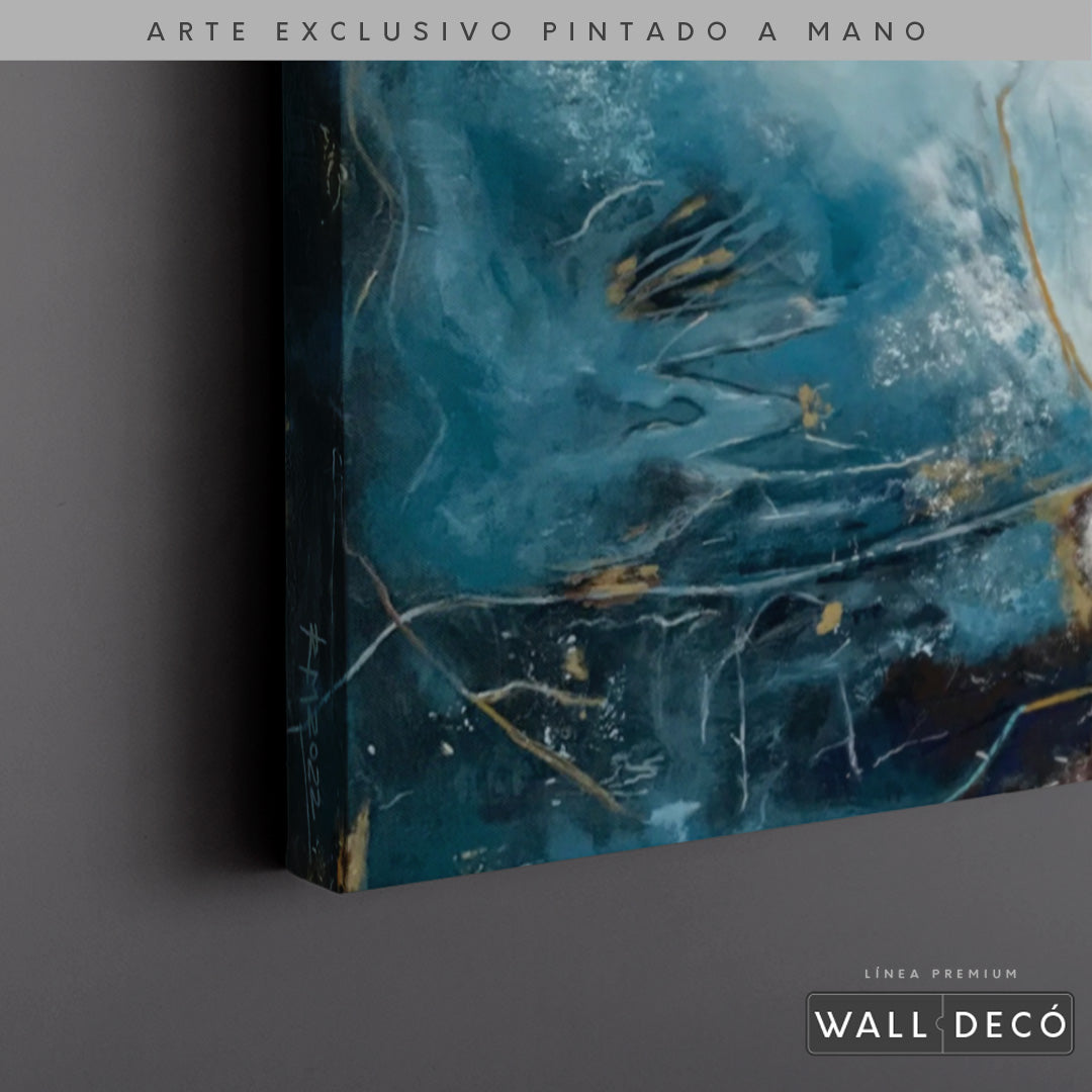Arte Pintado a Mano Perfume Del Mar horizontal
