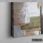 Arte Pintado a Mano Naturaleza Estructural Vertical