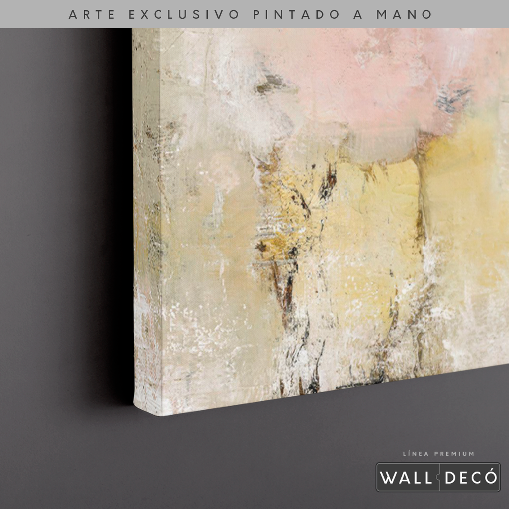 Arte Pintado a Mano Semillas Rotas Horizontal