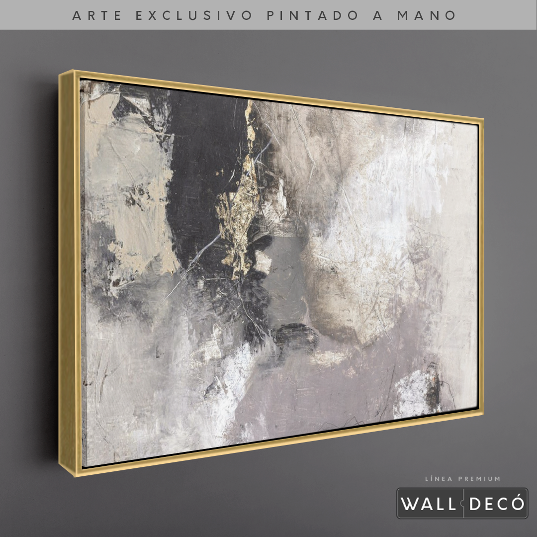 Arte Pintado a Mano Desierto Místico Horizontal