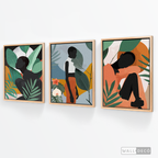 Tríptico Mujeres Afro Tropical
