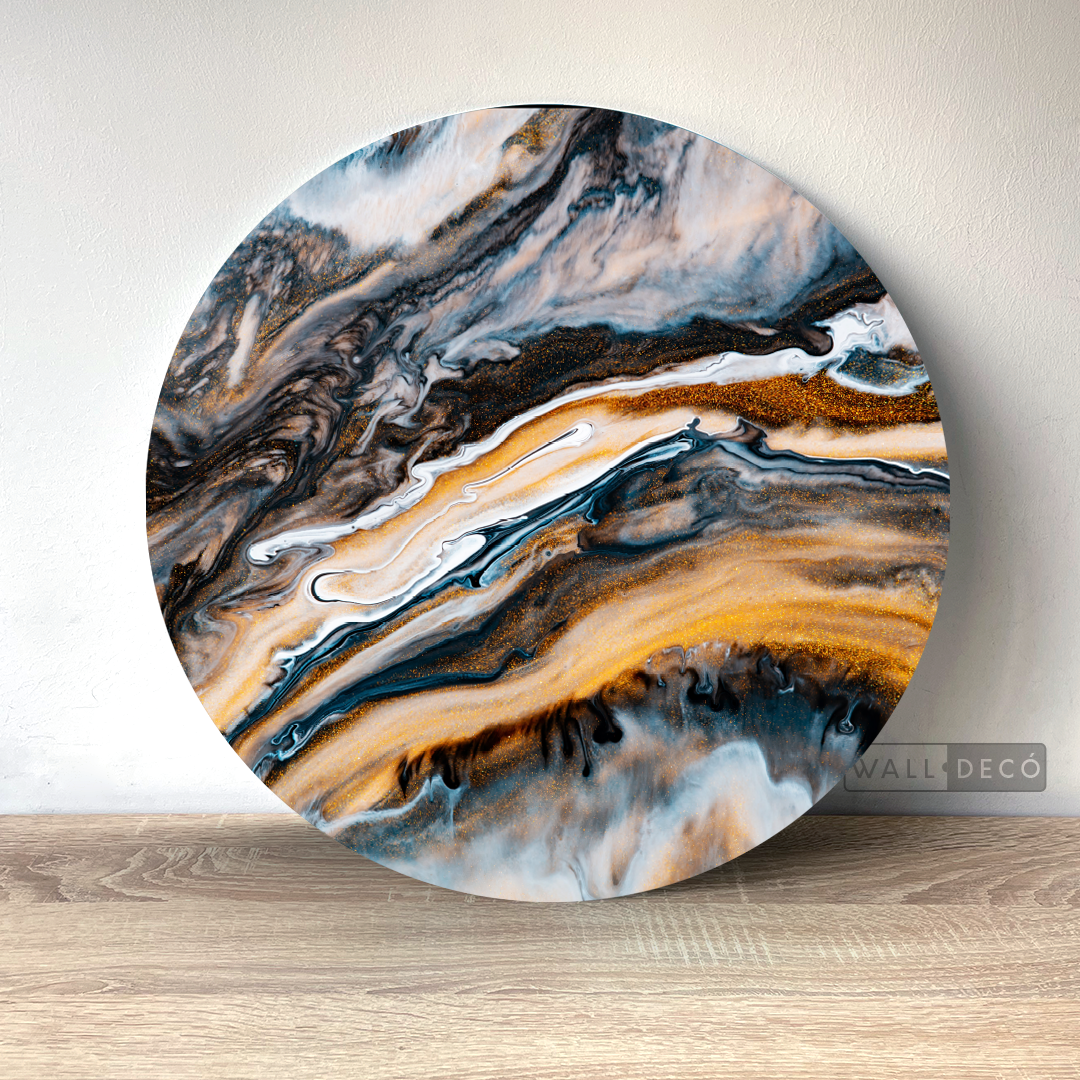 Cuadro Circular Fluido Galaxy