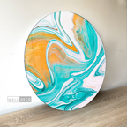 Cuadro Circular Fluido Carrot