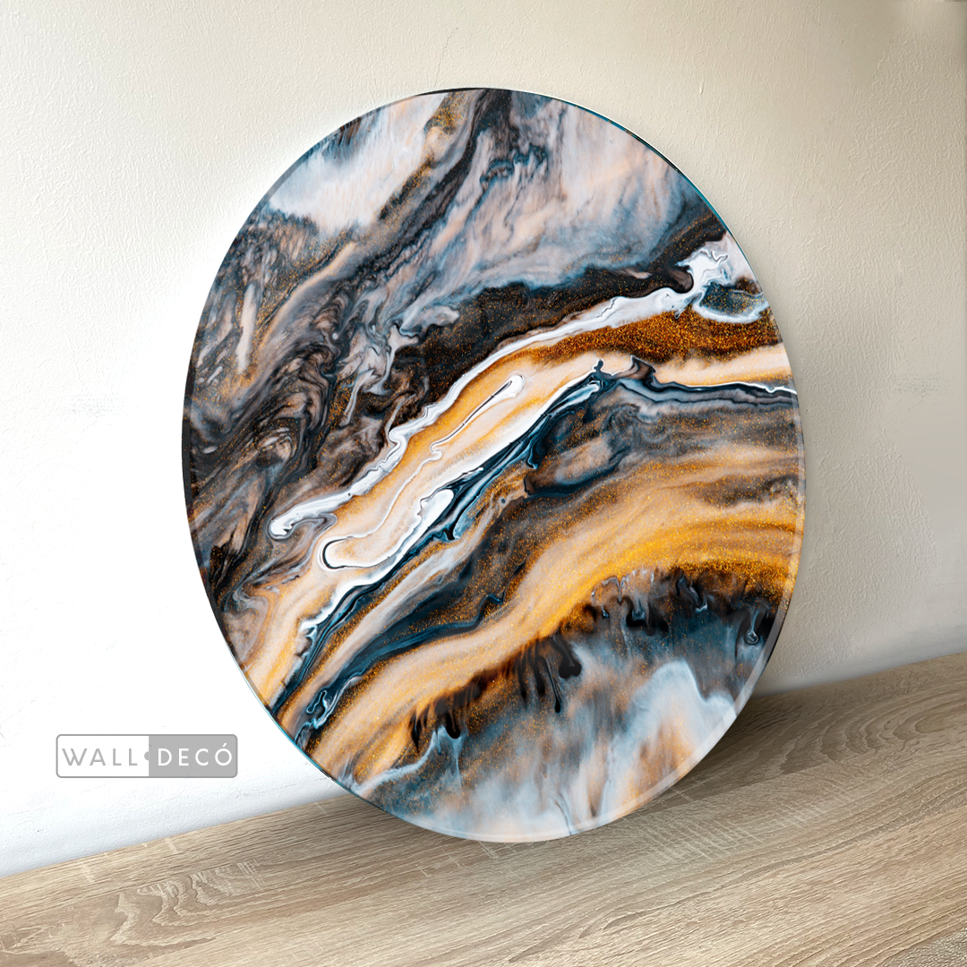 Cuadro Circular Fluido Galaxy