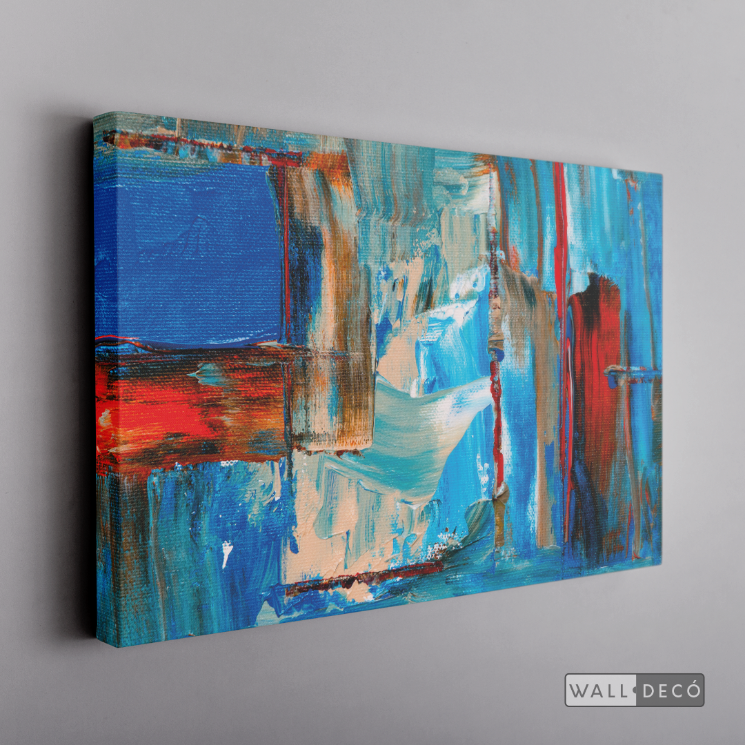Arte Abstracto Profundidad Azul