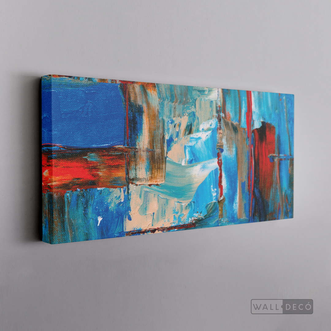 Arte Abstracto Profundidad Azul