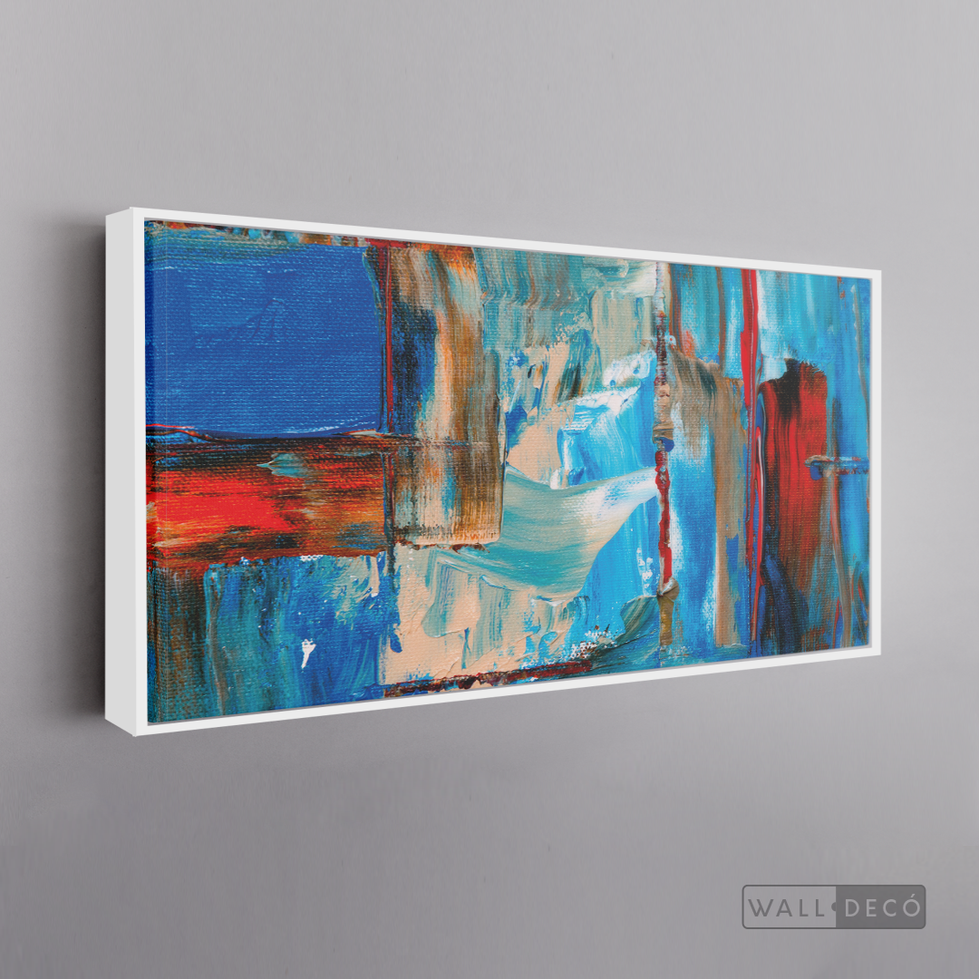 Arte Abstracto Profundidad Azul