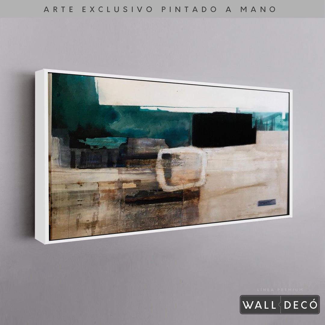 Arte Pintado a Mano Utopia Horizontal